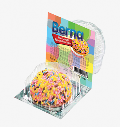 Şimşek Berna Colored Granule Coated Marshmellow Biscuit 17 Gr