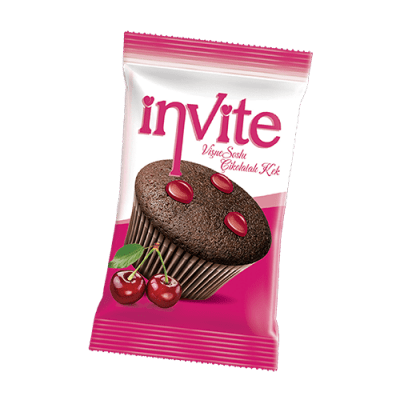 Şimşek Invite Chocolate and Cherry Sauce Cake  30 gr 