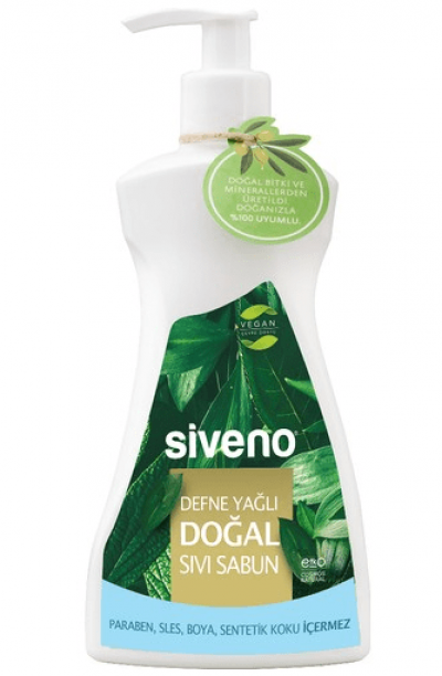 Siveno Doğal Defne Yağlı Sıvı Sabun 300 Ml