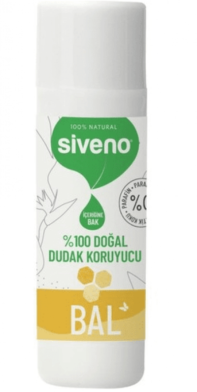 Siveno Doğal Dudak Koruyucu Bal Aromalı 6 Gr