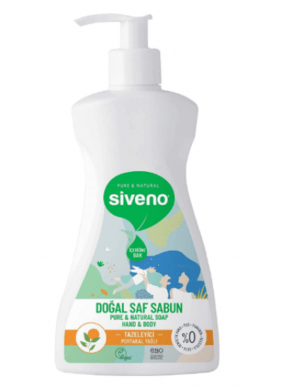 Siveno Doğal Sıvı Sabun Portakal Yağlı 300 Ml
