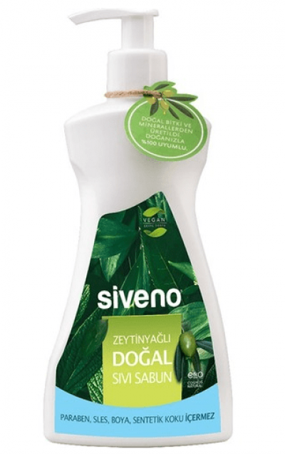 Siveno Doğal Zeytinyağlı Sıvı Sabun 300 Ml 