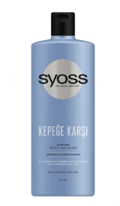 syoss Kepeğe Karşı Centella Asıatıca Özü Kepekli Saçlar İçin Şampuan 500 ml