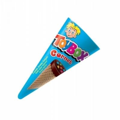 Toybox Cornet Çikolata Kaplı Fındık Kremalı Gofret 25 gr