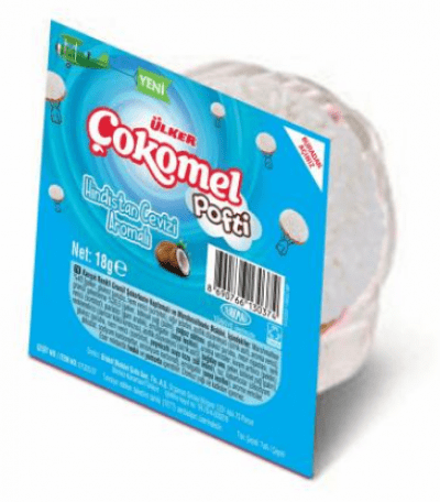 Ülker Çokomel Pofti with Coconut 18 gr