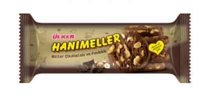 Ülker Hanımeller Bitter Çikolatalı Ve Fındıklı 72 Gr