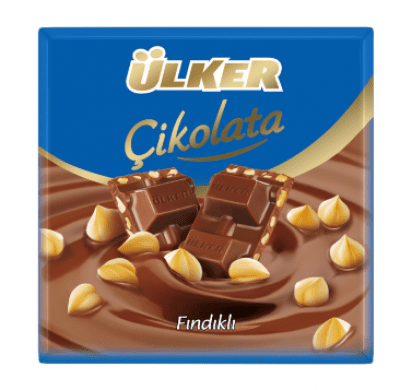 Ülker Square Chocolate with Hazelnut 65 gr