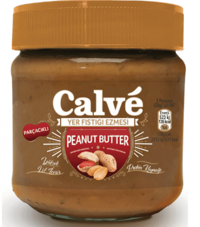 Calve Parçacıklı Yer Fıstığı Ezmesi 350 gr