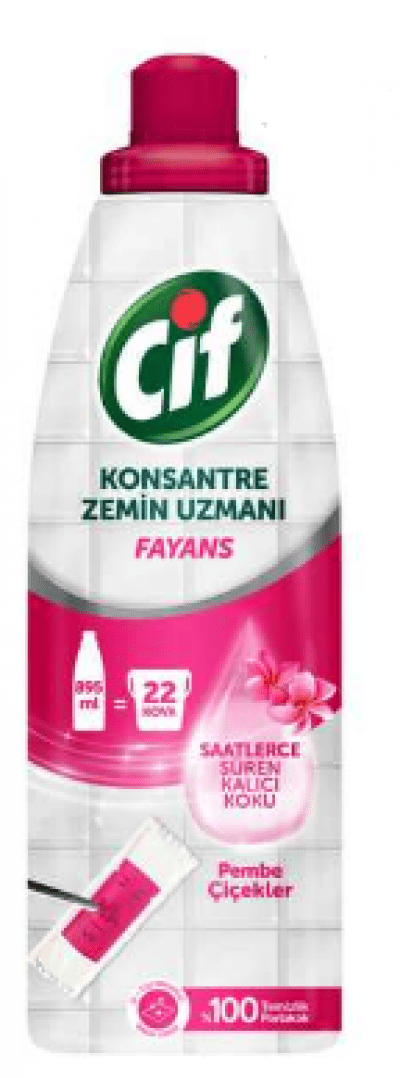 Cif Concentrated Floor Expert Tiles Pink Flowers  895 ml