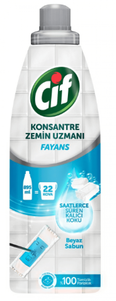 Cif Concentrated Floor Specialist Tiles White Soap  895 ml