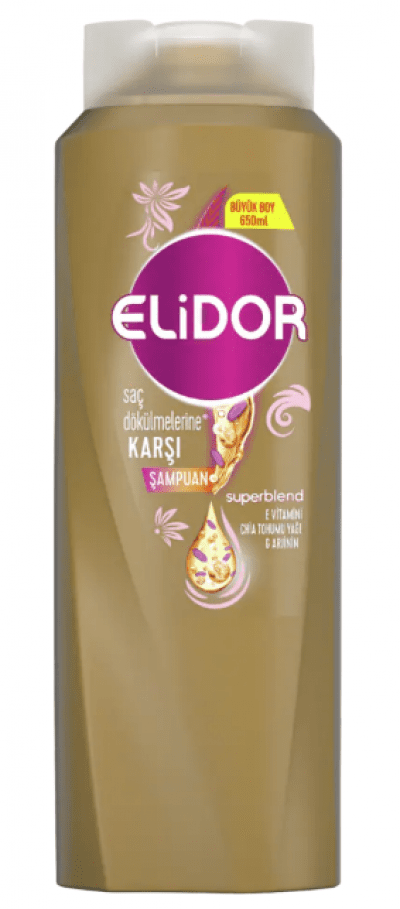 Elidor Saç Dökülmesine Karşı Şampuan 650 ml