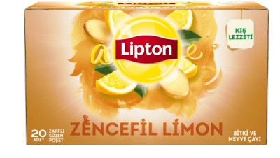 Lipton Bitki Çayı Zencefil&Limon 20 adet