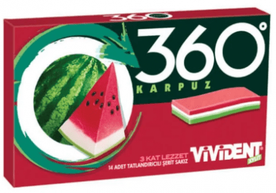 Vivident 360 Karpuzlu Sakız 33 gr
