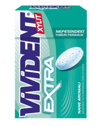 Vivident Extra Nane Aromalı Sakız 21 gr