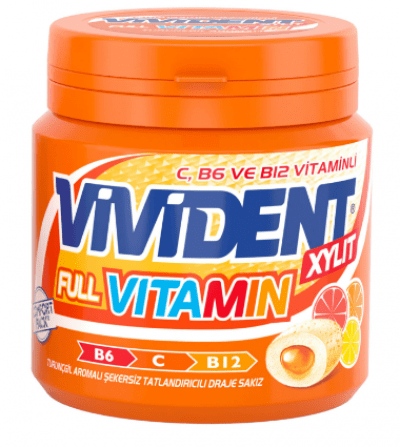 Vivident Full Vitamin Citrus Gum  90 gr