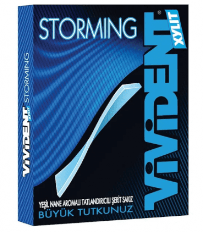 Vivident Storming Yeşil Naneli Sakız 33 gr