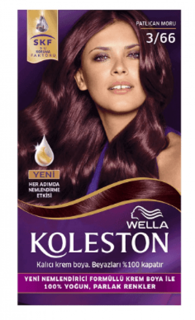 Wella Koleston Saç Boyası No 3,66 Patlıcan Moru