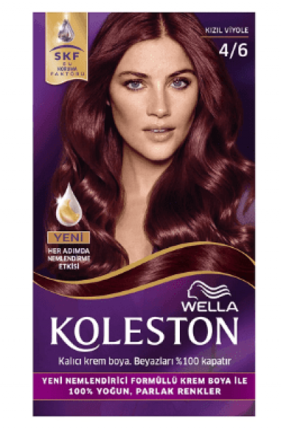 Wella Koleston Hair Dye No 4,6 Red Violet 1 pcs